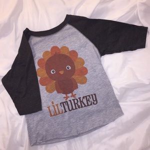 Lil Turkey Raglan Tee
